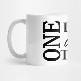 One Day at a Time Positive Message from AA Mug